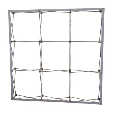 7.5' Wide Straight Wall Popup Display Hardware Only, Frame and Case. Graphics Are Not Included
