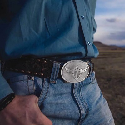 Pewter Belt Buckle (2" x 3")